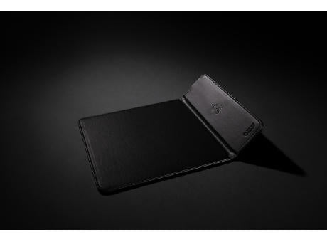 Swiss Peak RCS recyceltes 10W Wireless-Charging PU Mauspad