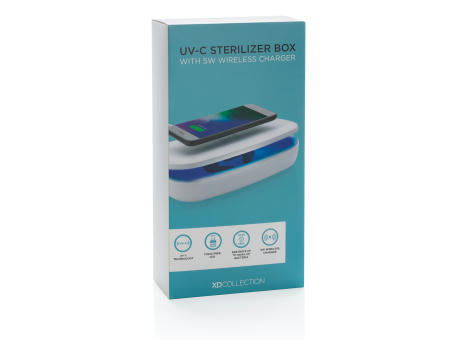 UV-C Sterilisations-Box mit 5W Wireless Charger