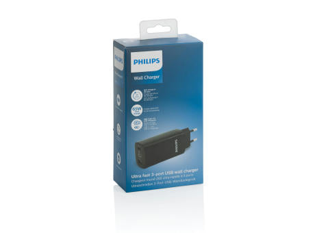 Philips 65W Ultra-Schnell-PD 3-Port-USB-Wandladegerät