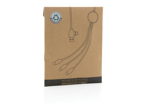 Ontario 6-in-1 Kabel aus RCS recyceltem Kunststoff