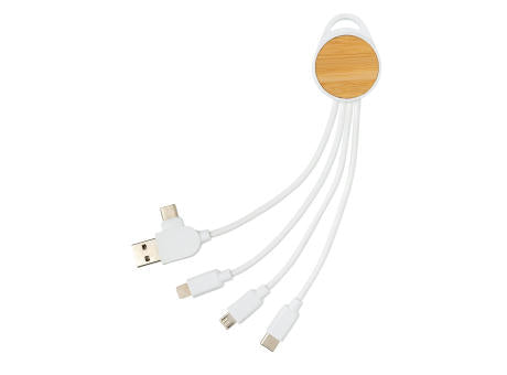rundes Ontario 6-in-1 Kabel aus RCS recyceltem Kunststoff