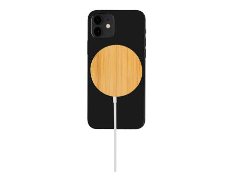 10W Bambus magnetischer Wireless Charger