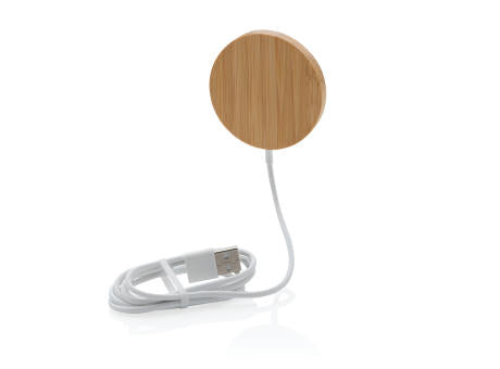 10W Bambus magnetischer Wireless Charger