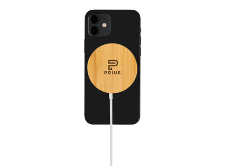 10W Bambus magnetischer Wireless Charger