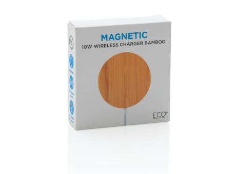 10W Bambus magnetischer Wireless Charger