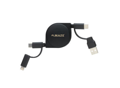 4-in-1 Kabel aus TPE und RCS Standard recyceltem Kunststoff