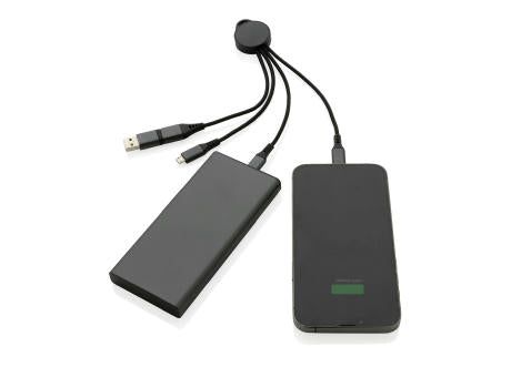 Terra 6-in-1-Ladekabel aus RCS recyceltem Aluminium