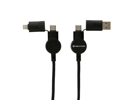 Oakland RCS rKunststoff 1,2m 6-in-1 Fast-Charging 45W Kabel