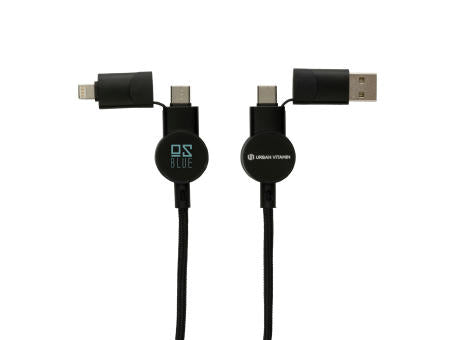 Oakland RCS rKunststoff 1,2m 6-in-1 Fast-Charging 45W Kabel