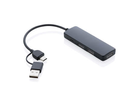 RCS recycelter USB-Hub mit Dual-Input