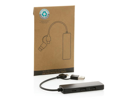 RCS recycelter USB-Hub mit Dual-Input