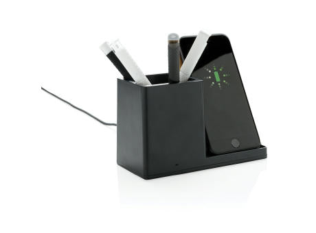 Ontario 10W Wireless Charger aus Bambus und RCS Kunststoff