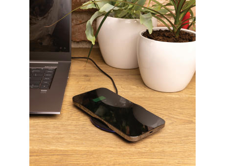 15W-Wireless-Fast-Charger aus recyceltem RCS-Kunststoff