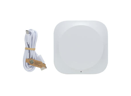 Oregon Wireless-Charger aus RCS recyc. Kunststoff & Kork