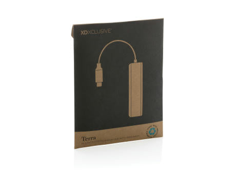 Terra Hub aus RCS recyceltem Aluminium mit HDMI-Input