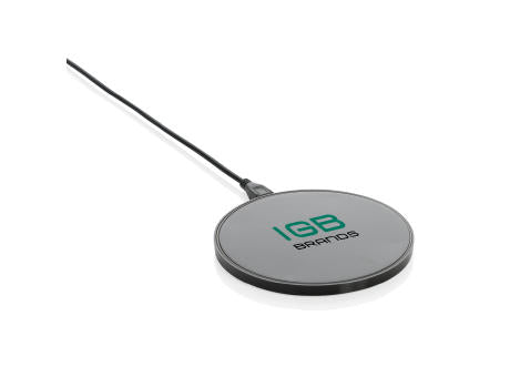 10W Wireless Charger aus RCS Standard recyceltem Kunststoff