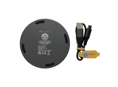 Terra 10W Wireless Charger aus RCS recyceltem Aluminium