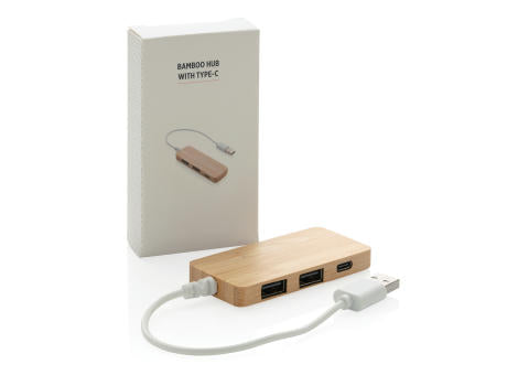 Bambus-Hub mit Type-C