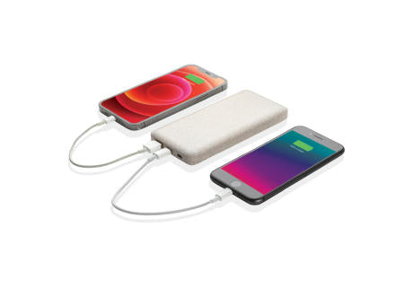 10.000 mAh Weizenstroh Powerbank