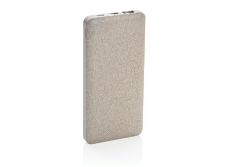 10.000 mAh Weizenstroh Powerbank