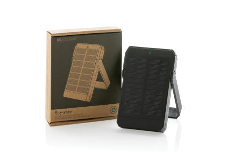 Skywave 5000mah Solar Powerbank, 10W Wireless aus rPlastik
