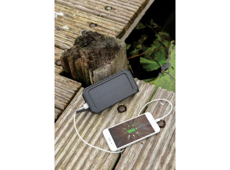 10.000 mAh Solar-Powerbank mit 10W Wireless aus RCS Plastik