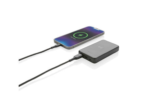 5.000mAh 5W Wireless Powerbank aus RCS recyceltem Kunststoff