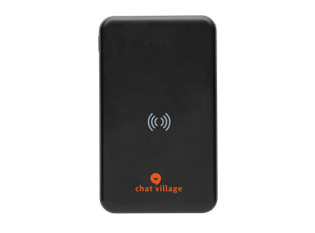 5.000mAh 5W Wireless Powerbank aus RCS recyceltem Kunststoff