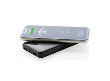 Wireless Powerbank aus RCS Standard recyceltem Kunststoff