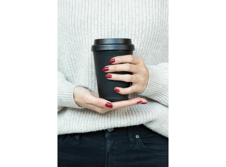 Wiederverwendbarer doppelwandiger Kaffeebecher 300ml
