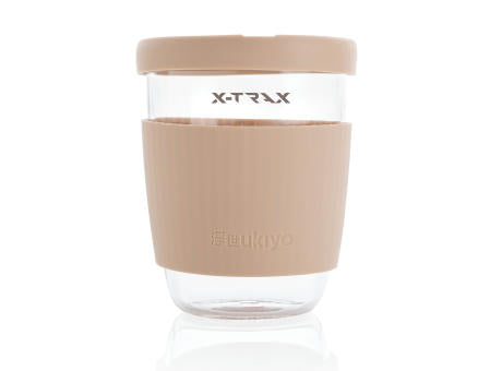 Ukiyo Borosilikatglas mit Silikondeckel & Sleeve