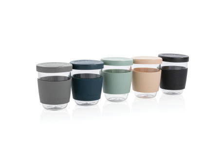Ukiyo Borosilikatglas mit Silikondeckel & Sleeve