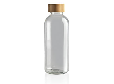 RCS rPET Flasche mit Bambus-Deckel