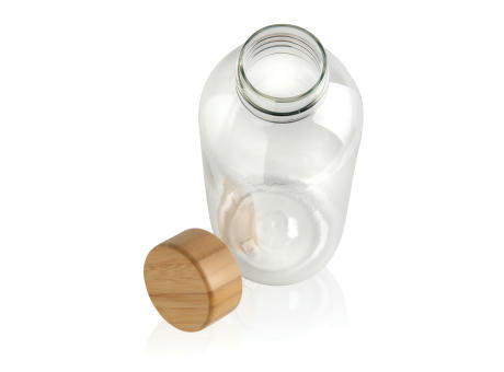 RCS rPET Flasche mit Bambus-Deckel
