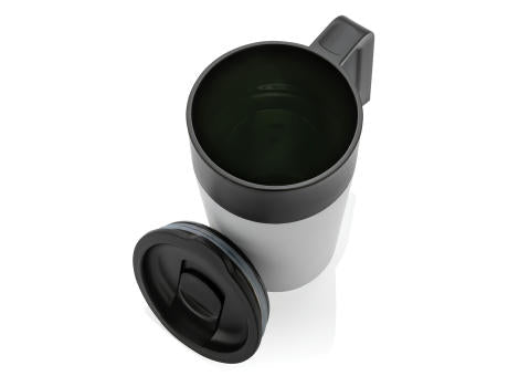 GRS recycelte PP und Stainless Steel Tasse mit Griff
