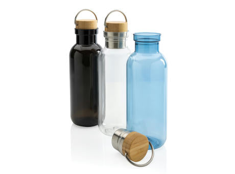RCS rPET Flasche with Bambusdeckel und Griff