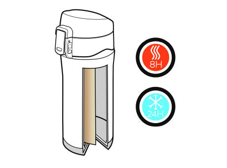 Swiss Peak Elite Kupfer Vakuum Becher
