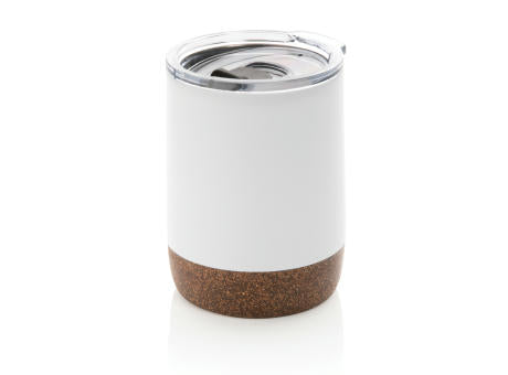 Kleine Vakuum-Kaffeetasse aus RCS rSteel & Kork