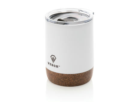 Kleine Vakuum-Kaffeetasse aus RCS rSteel & Kork