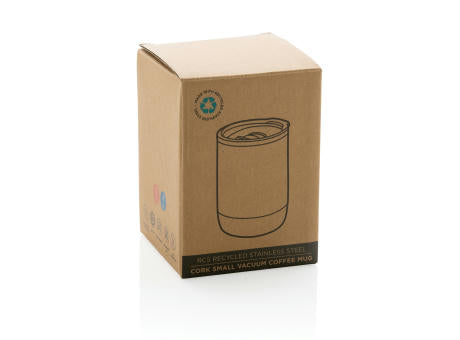 Kleine Vakuum-Kaffeetasse aus RCS rSteel & Kork