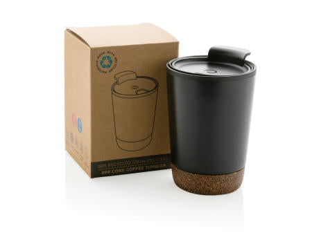 RCS recycelter Edelstahl-Kaffeebecher mit Kork