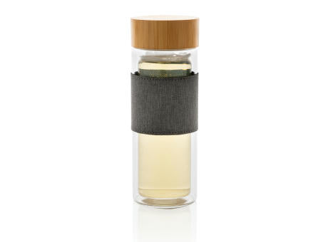Impact doppelwandige Borosilikatglas-Flasche