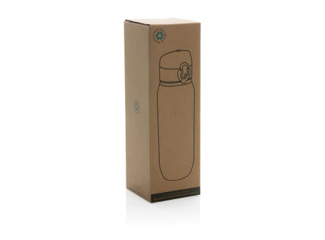 Yide verschließbare Wasserflasche aus RCS rec. PET, 800ml