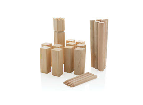 Kubb Outdoor Wurfspiel aus Holz