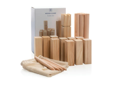 Kubb Outdoor Wurfspiel aus Holz