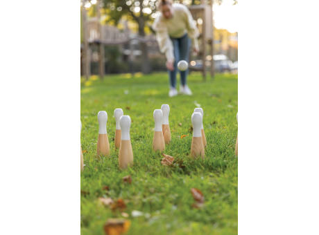 Kegel-Set aus Holz