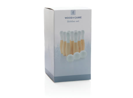 Kegel-Set aus Holz