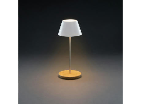 Pure Glow USB-Tischleuchte aus RCS recyceltem Kunststoff
