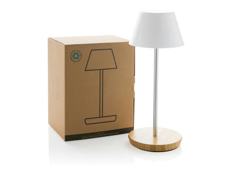 Pure Glow USB-Tischleuchte aus RCS recyceltem Kunststoff