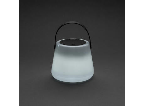 SolarGlow Außenleuchte aus RCS rec. Kunststoff mit USB-Lampe
